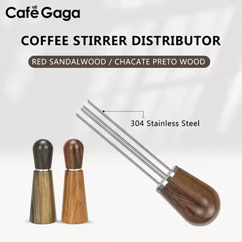 Coffee Needle Distributor WDT Beech Walnut Wood Coffee Needle Tool Coffee Stirrer Distribution Coffe