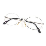 Excellent condition Cartier 135 Trinity eyeglasses, silver and black, 51.19mm, prescription, with ca
