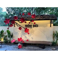 Foam flowers decorate events of shops, shops, backgrounds