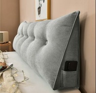 懶人沙發床上背墊全新床頭靠墊大靠背簡約床墊護腰咕𠱸 cushion bed pad big pillow 枕頭 包送貨