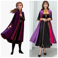 魔雪奇緣冰雪奇緣frozen 2安娜anna 冒險連身裙連衣裙公主萬聖節Halloween 迪士尼disney cosplay大人款