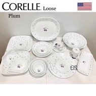 Corelle Loose Plum (Dinner/Luncheon/Soup/Bread Butter/Serving Plate) (Soup/Ramekin/Dessert/Noodle Bowl) Cup Mug Saucer