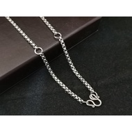 Stainless steel 3mm Zhen Zhu 3 hooks Amulet men's necklace!