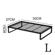 【L】廚房煤氣灶蓋板 黑色置物架 灶台蓋板 電磁爐架子 爐頭架 灶架 爐頭架 電飯鍋底座架 煤氣灶蓋板 燃氣煤氣罩