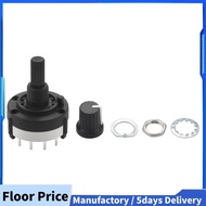 3P4T 3 Pole 4 Position Single  Band  Rotary Switch w Knob