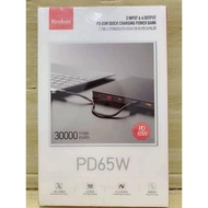 [READY STOCK]  Yoobao Powerbank 30000mAh - 3INPUT&OUTPUT PD65W Quick Charging Powerbank
