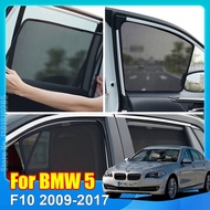 For BMW 5 Series F10 2009-2017 Car Sun Visor Accessory Window Windshield Cover SunShade Curtain Mesh