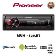 Pioneer MVH-S215BT Single Din Player Digital Media With Bluetooth USB Multimedia Tuner 215BT