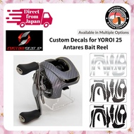 [CUSTOM SEAT.JP] Custom Decals for YOROI 25 Antares Bait Reel - Scratch Protection