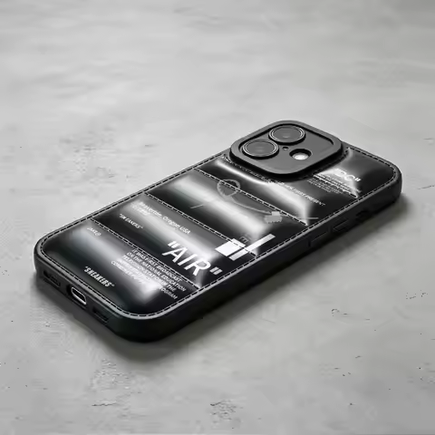 Fashion Popular Case For iPhone 17 16 Pro Max 11 14 13 Air 15 Plus 12 16e Down Jacket Phone Cover