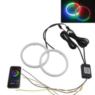 Car Modified Magic Color LED Angel Eye Aperture APP Mobile Phone Control Magic Color Daytime Running