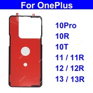 For Oneplus 10 Pro 10T 10R 11 11R 12 12R 13 13R Back Door Battery Cover Sticker Rear Housing Battery
