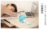 Blue 小型便携式迷你手持風扇usb充电office 桌面 handheld Fan