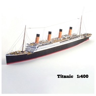 1:400 Titanic British Titanic Cruise Ship paper model Handmade Ship Model DIY Gifts for Military Ent