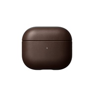 Nomad Airpods V3 Case Rustic Brown Genuine Leather Case for AirPods 3rd Gen in Rustic Brown Nomad Ai