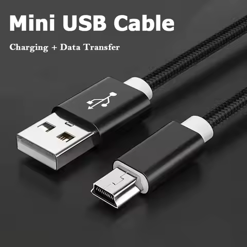 Mini USB 1M 2M Cable Mini USB to USB Fast Data Charger Cable for MP3 MP4 Player Car DVR GPS Digital 