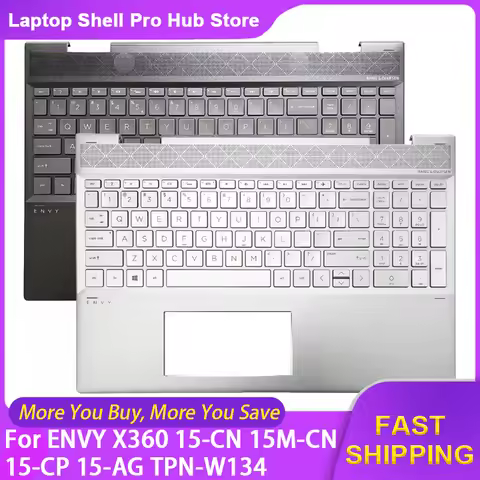 New US keyboard For HP ENVY X360 15-CN 15M-CN 15-CP 15-AG TPN-W134 Laptop Upper Palmrest keyboard Co