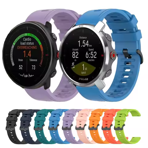 Silicone Strap For Polar lgnite 2/Vantage M M2 Replacement 20mm 22mm Watch Band For Polar Unite/Grit