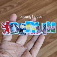 Fridge Magnet Fridge Souvenir Berlin Writing Germany