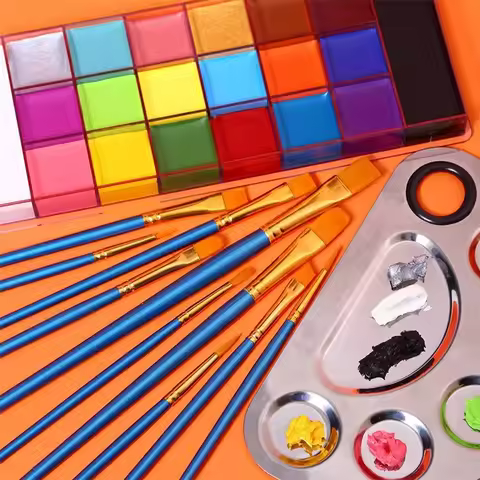 20 Colors Face Body Paint,Oil Palette Face & Body Paint Pigments Face Makeup,Long-Lasting Face Paint