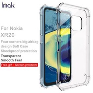 諾基亞 Nokia XR20 --- IMAK 全包防摔軟套-氣囊版 (四角加厚 TPU) 透明 手機軟套 保護殼 +送 透明保護膜 Mon貼 Shock-Resistant Case (Airbag