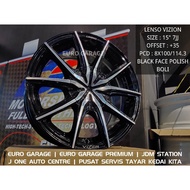 New Rim 15 4x100 4x114.3 Original Lenso Vizion Bizon persona iriz new saga myvi jazz city vios livina