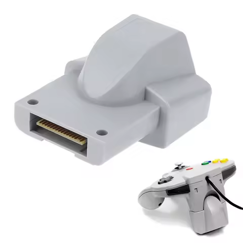 AA26P N64 Gamepad Vibration Pack Controller Rumble Pak Memory Card for Nintendo 64 Rumble Pak Game C