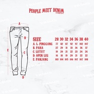 PMD &amp; CO - STINGRAY - Celana Jeans Pria - Fading Denim Selvedge Accent