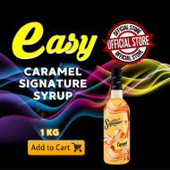 Easy Brand Signature Caramel Flavoring Syrup 1Kg | Premium Coffee & Dessert Flavoring for Cafes
