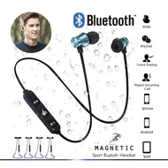 Brand AIM EAR-189FX MAGNECTIC  WIRELESS EARPHONE SPORT STYLE /BLUETOOTH WITH MICROPHONE/NECKBAND SPO