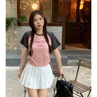 Arles Knit RIB drawstring Crop (LD 88, PJ 42)