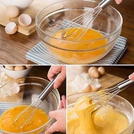 全城熱賣 - [10寸]不銹鋼打蛋器 攪拌器 不銹鋼手動打蛋攪拌器 手動打蛋器(3把)