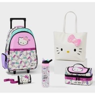 [Authentic] Australia Smiggle Original Children's Schoolbag Girls Hello Kitty shoulder backpack Kawa