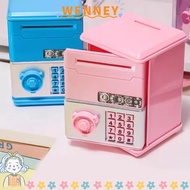 WEY Children's Piggy Bank, Child Mini Cash Saving Money Box, Financial Saving Toys Password ATM Mone