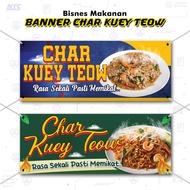 ✨READY DESIGN✨ BANNER CHAR KUEY TEOW - PENIAGA KEDAI / GERAI / MAKANAN (A1-AB009)