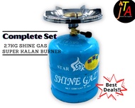 Super Kalan Burner Complete Set with 2.7KG Gas