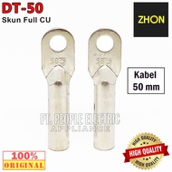 CU DT-50 white chrome cable, 10mm bolt size, 50mm cable size