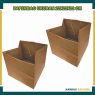 (12 PCS PACKAGE) Paper Bag Size 22x22x22 Cm / Paper Bag / Gift Bag / Souvenir Bag