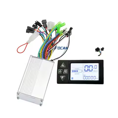 24V 36V 48V 350W Electric Bicycle Controller with LCD Display Panel E-bike Electric Scooter Brushles