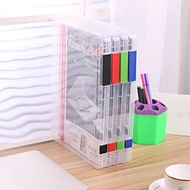 Clear Storage Box Folder Paper File A4 A5 Transparent Plastic A4 Storage Box A5 File