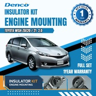 DENCO ORIGINAL - TOYOTA WISH 2009-2012 ZGE20/ZGE21 2.0 "INSULATOR KIT ENGINE MOUNTING"'