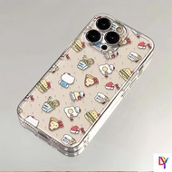 Hello Kitty Sandwich for Apple 16pro/15Promax phone case iPhone12/13/Pro 11Promax 7/8p Xr soft case