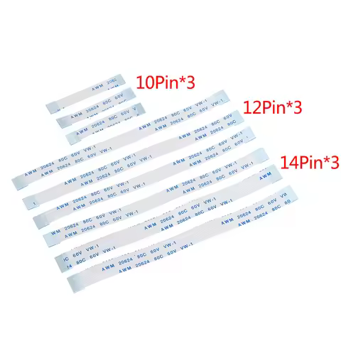 9PCS 10 12 14 Pin Charging Board Power Switch Cable for Dualshock 4 PS4