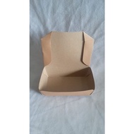 Brown Kraft Paper Lunch Box size M (1 pack contains 50 pieces)