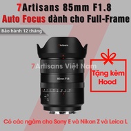 Ống kính 7Artisans 85mm F1.8 AF - Lens chân dung xóa phông có Auto Focus for Full-Frame Sony E/FE Ni