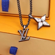 LV Necklace/Titanium steel/Couples Gift /04291