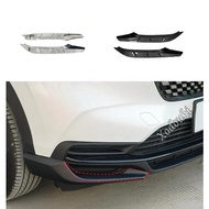 For Honda HR-V Vezel 2022 2023 2024 Front Rear Bumper Corner Trim Covers ABS Chrome Car Exterior Acc