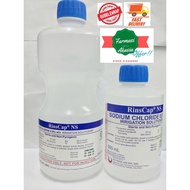 RINSCAP AIR NORMAL SALINE SODIUM CHLORIDE NACL 0.9% IRRIGATION SOLUTION 500ML/BOT FOR WOUNDCARE: EXP