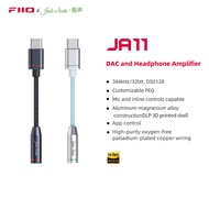 FiiO JA11 USB Type C to 3.5mm Earphone/Headphone Adapter USB C Cable USB C to 3.5mm Audio Aux Cable