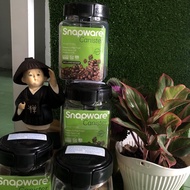 Snapware 1/2L Square Plastic Jar Made in the USA, Stored in the Refrigerator Freezer